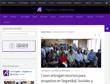 Tablet Screenshot of angelino.cl